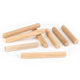 Factory direct m6m8m10m12 round wood stopper wood tip wood nail wood tenon furniture connector eucalyptus lotus wood stopper