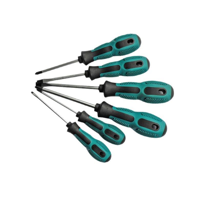 厂家批发手动螺丝刀单用带磁一字十字50#钢工具起子螺丝刀批发