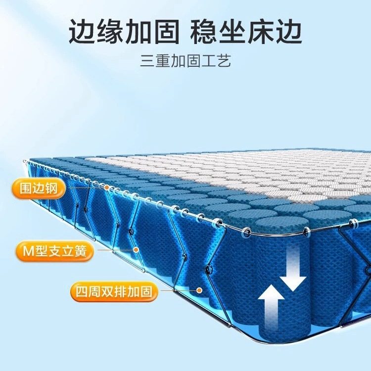 Landing Door White Knight Latex Jute Mattress Independent Spring Mattress Household Soft and Hard Dual-Use Bedroom Ridge Protection