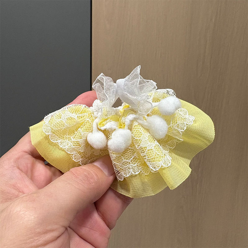 可爱迷你帆布包毛绒玩偶格子包西高地公仔扭棒小狗配饰格子裙娃衣