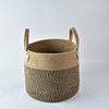 Cross-border cotton rope woven basket with handle toy sundries laundry basket multi-color toy storage basket storage basket