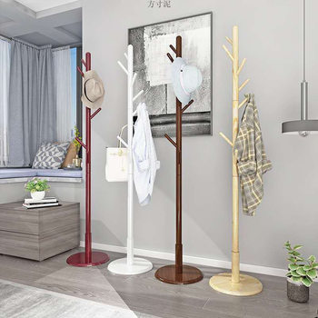 Coat Rack Bedroom Floor Vertical Household Internet-famous Clothes Rack Dormitory Simple Hook Room Storage Drying Rack