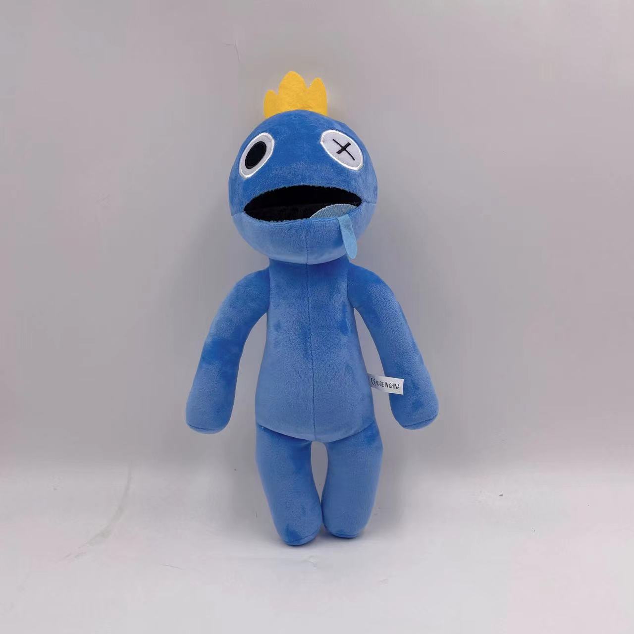 现货跨境新品roblox rainbow friends彩虹伙伴小蓝人公仔毛绒玩具