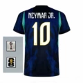Brazil away jersey, number 10, with captain's armband