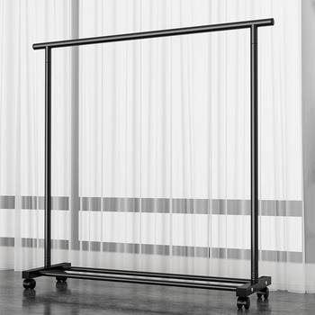 Clothes Hanger Floor Household Balcony Indoor Simple Clothes Rod Mobile Clothes Hanger Student Dormitory Clothes Rack
