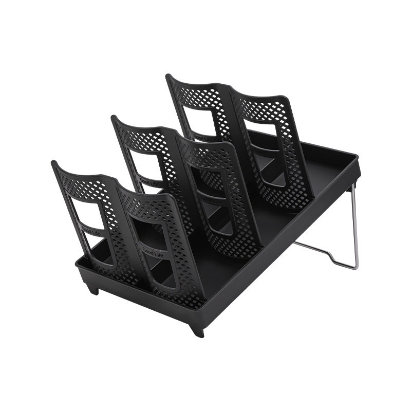 Disposable Paper Cup Holder 360-degree Rotating Storage Rack Multi-scene Removable Storage Rack Plastic Office Fit Rack