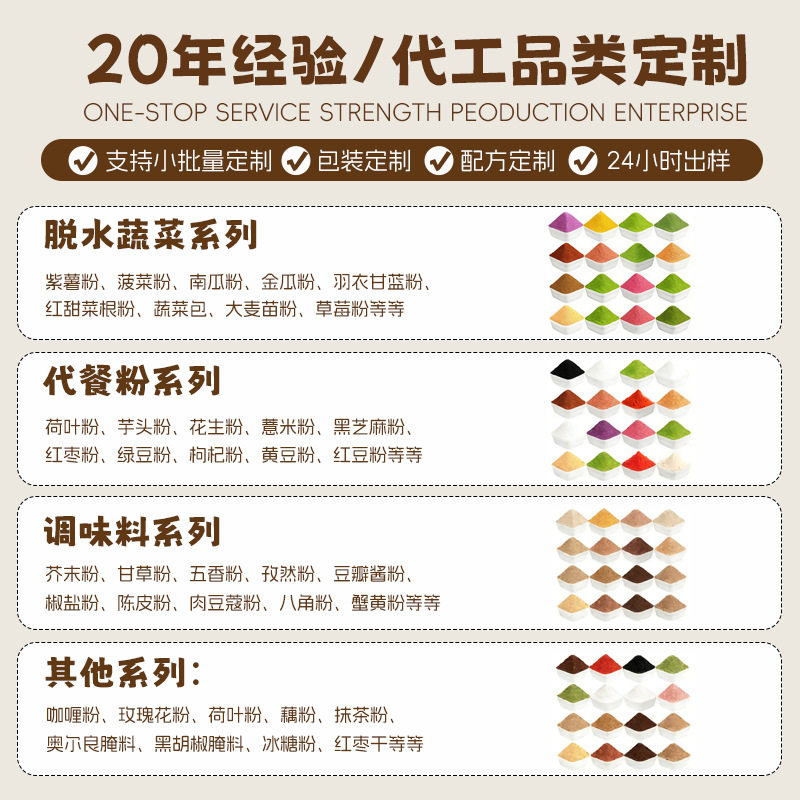 Wholesale from the Source Factory: Meal Replacement Dehydrated Green Mustard Powder, Commercial Baking Food Grade, Bulk Seasoning and Coloring, New Product