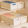 Household Wardrobe Storage Layered Artifact Pants Storage Box Plastic Box Storage Basket Retractable Clothes Storage Box