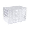 Cross-Border New Product Transparent Jewelry Storage Box Ins Style Large Capacity Household Organizing Box Earrings Necklace Dustproof Drawer