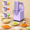Multifunctional Vegetable Cutter Electric Drum Vegetable Cutter Shredded Cheese Slicing Shredding Shaved Ice Vegetable Cutting Machine Kitchen Gadgets