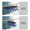 Folding Sock Rack, Underwear Clip Roller, Instant Retractable Clothes Drying Rack, Multi-Head Sock Rack, Retractable Multi-Functional Storage