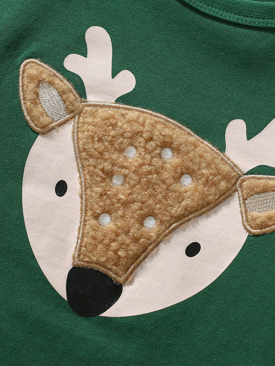 Kids' Summer Animal Print T-Shirt, Comfortable Cotton Top for Girls & Boys