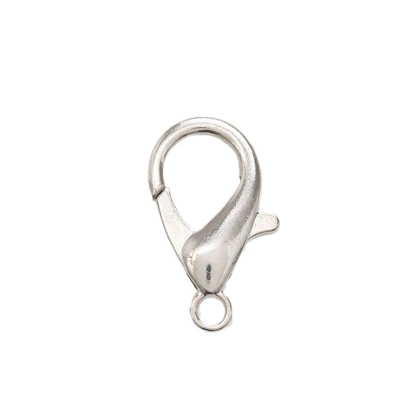 Zinc Alloy Spring Ring Lobster Clasp Door Buckle Keychain Version Buckle Accessories Clog Shoe Large Ring Material Heart Shape