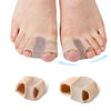 Orthosis Fiber Double-Hole Toe Separator Separator Foot Bone Overlapping Toe Thumb Men and Women Valgus Toe Set Toe Large