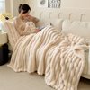 High Weight Rabbit Plush Blanket Winter Multifunctional Milk Fleece Flannel Beibei Fleece Blanket Sofa Nap Blanket Batch