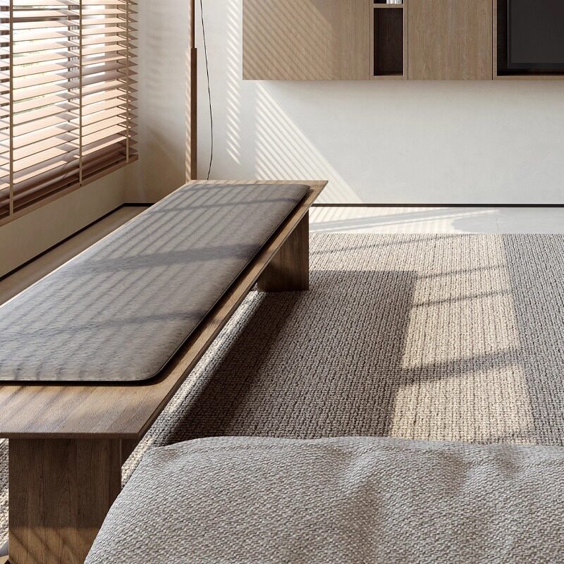 中古设计师极简实木沙发北欧轻奢工作洽谈沙发台书桌长方形方凳椅