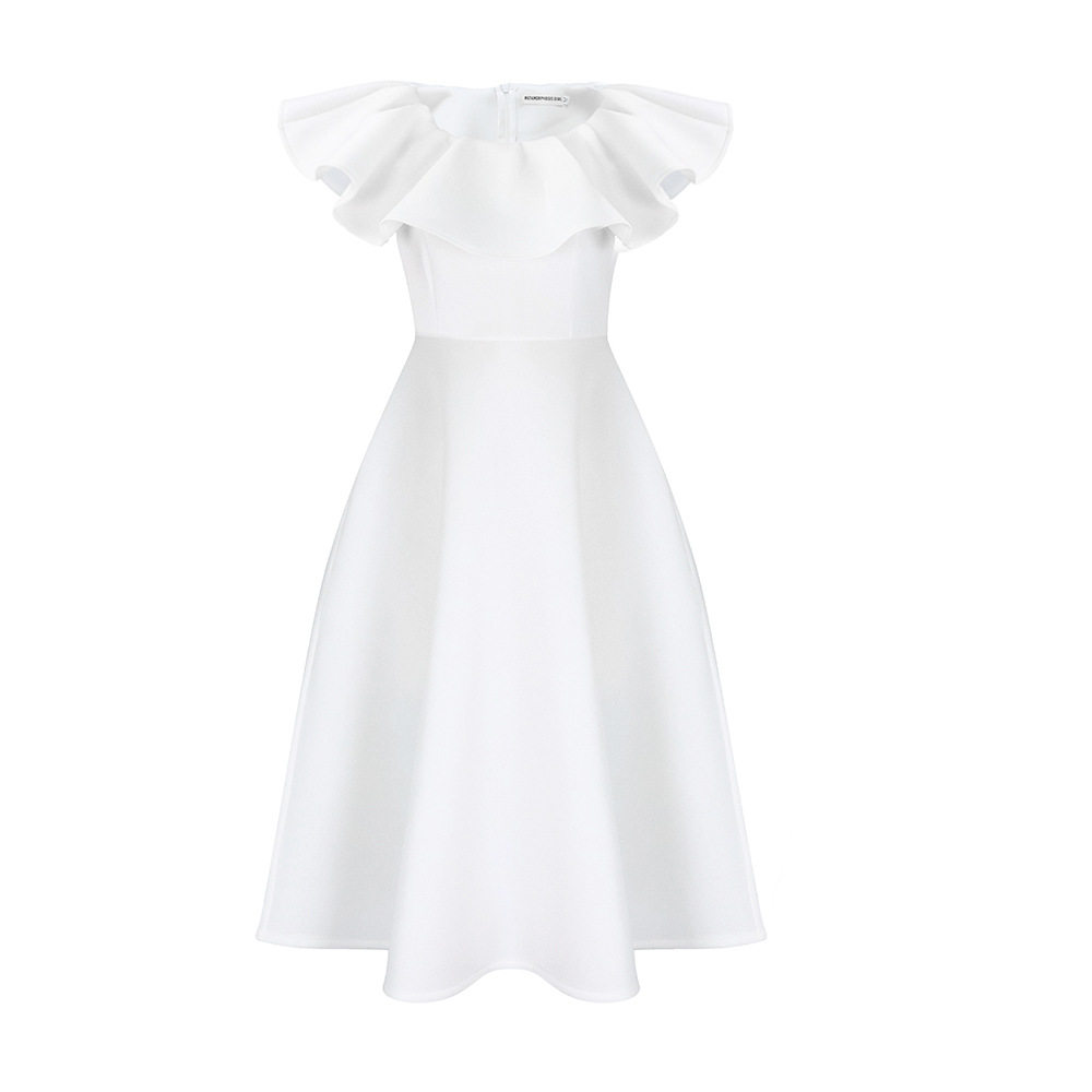 Elegant Ruffle Hem Maxi Dress Fashionable Sophisticated Perfect for Parties Available for Wholesale