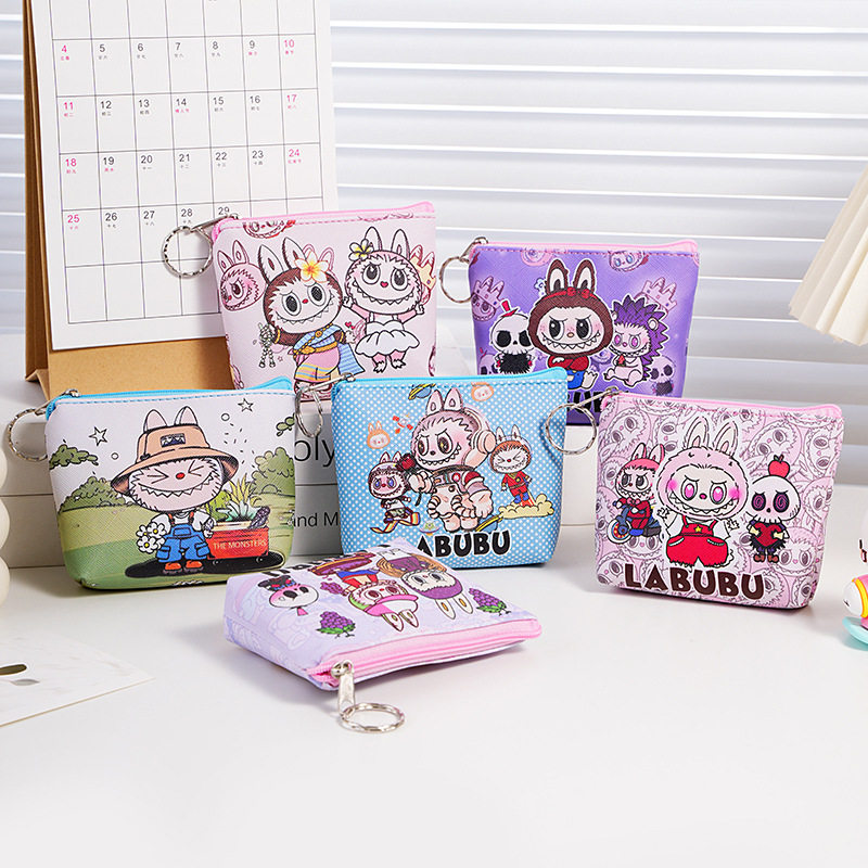 Children's snack bag PU storage bag factory direct wholesale new cute cartoon coin bag animation