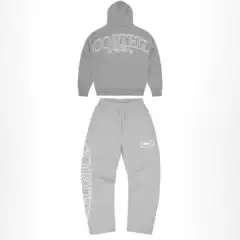 corteiz Alcatraz New Zipper Hoodie Loose High Street American Style Fashion Brand suit Digital Printed Sweatpants