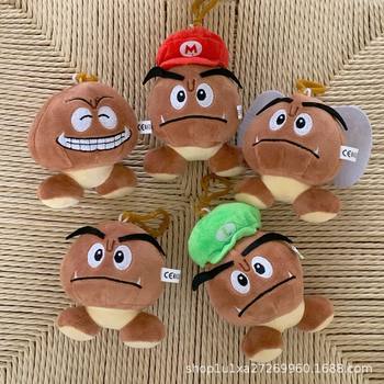 in stock Mario Poison Mushroom Kuba Mushroom Sister Plush Doll Game Peripheral Mary Chestnut Boy Doll Pendant