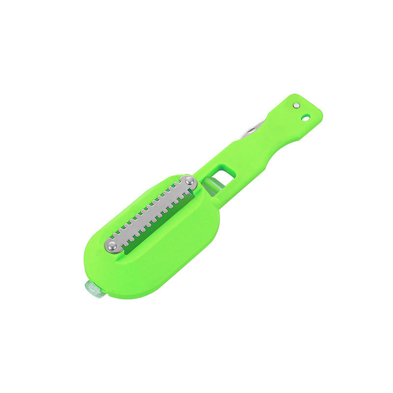 Manual Fish Scale Planer Household Fish Scale Scraping Artifact Professional Scaling Kitchen Fish Killing and Scaling Tool with Cover Scraper