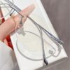 Pa S Same Style Titanium Frame Butterfly Rimless Glasses High-Sense Cat-Eye Glasses Frame Myopia Glasses Frame Wholesale 8951-1