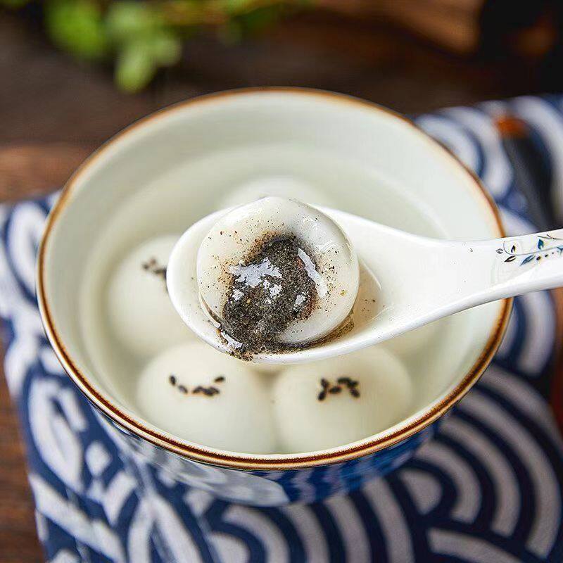 Tangyuan wholesale 2.50kg affordable glutinous rice yuanxiao black sesame Ningbo flavor supermarket with breakfast instant dessert