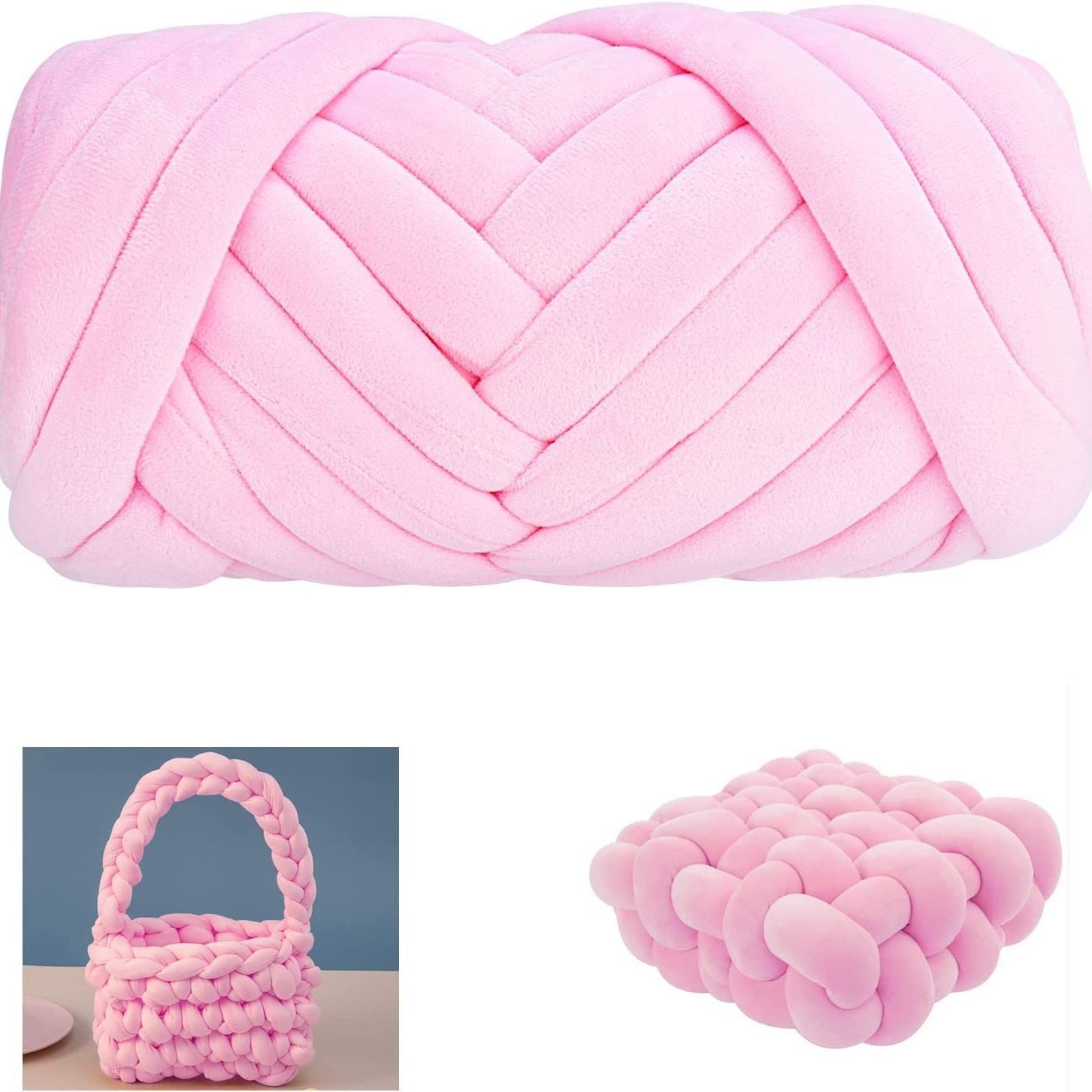 Cross-border new DIY core yarn 3cm thick velvet Crystal flannel line pillow cat Nest line in stock