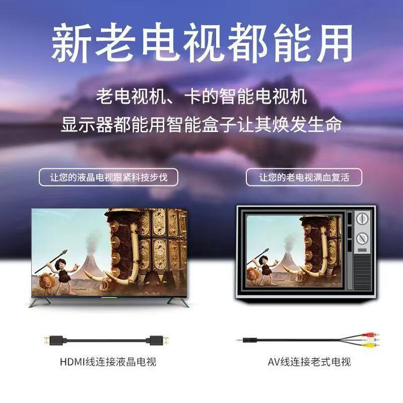 Wholesale 2025 New 4K Network Set-Top Box with Wireless Wifi for the Elderly and Children Tv Box Hd Broadcast