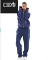 Navy blue suit (zipper)