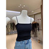 2025 Early Autumn New Korean Style Slim-fit Slimming All-match Knitted Camisole Cardigan Top Two-piece Set for Women