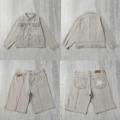 CR001 Shorts + CR004 Jacket Gray Set