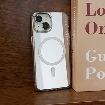 New Applicable Apple 15promax Magnetic Mirror Mobile Phone Case All-inclusive iphone14pro Apple Mobile Phone Case