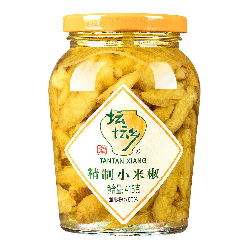 Free Shipping for a Single Bottle! Tan Tan Xiang Finely Chopped Xiao Mi Pepper, Xiao Mi Spicy Pickled Pepper, Hunan Chili Chopped Pepper, Fish Head Pickled Vegetable Seasoning