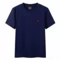 Navy blue left red mark