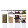 Sealed jar plastic food grade candy coffee bean preservation storage jar transparent dry goods grains storage box