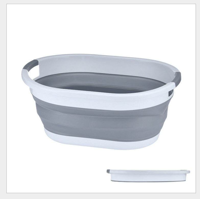 Folding Dirty Clothes Basket Laundry Storage Basket Bathroom Clothes Portable Household Basin Wholesale Foldable Laundry Basket