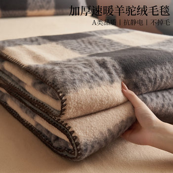 Thickened Imitation Cashmere Blanket Milk Velvet Kidsren's Blanket Shawl Towel Blanket Coral Velvet Office Nap Blanket