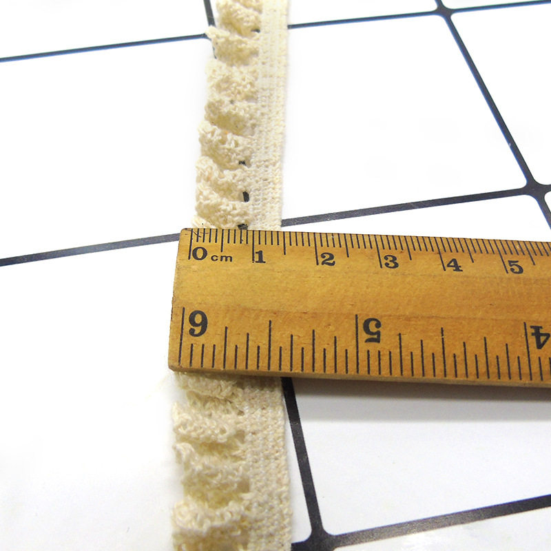 1.5cm Elastic Colorfulful Cotton Thread Lace Children's Clothing Straightening Elastic Clothing Accessories DIY Clothing Webbing Materials Wholesale
