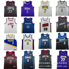 Wholesale American Embroidered Jerseys of the Timberwolves, Lakers, Spurs, Suns, Magic, 76Ers, Thunder, Celtics, Knicks