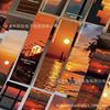 30 high-end exquisite landscape bookmark artistic landscape cloud sunset sky creative diy bookmark for students