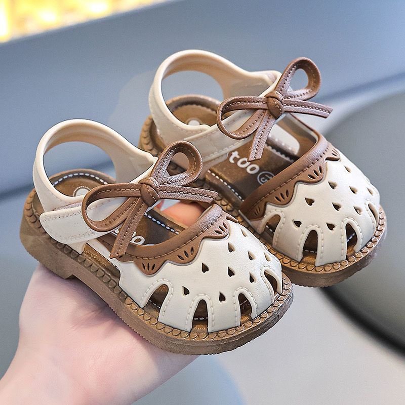 Girls' Sandals Summer Girls' Plastic Anti-urine Soft Sole Non-slip Small and Medium-sized Children's Baby Sandals 01-2-3 Years Old