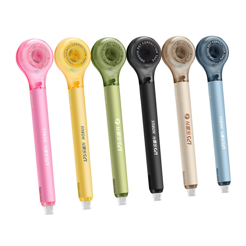Lepusheng 9189 Pen-Type Correction Tape for Primary School Students, Replaceable Core, Creative Correction Tape, Pen-Shaped Correction Tape