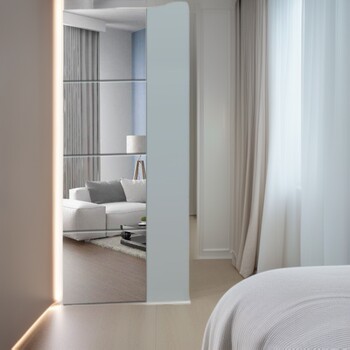 Manufacturer Wholesale Full-Body Dressing Mirror Frameless Floor Mirror Fitting Mirror Dormitory Floor Wall Self-Adhesive Splicing Mirror