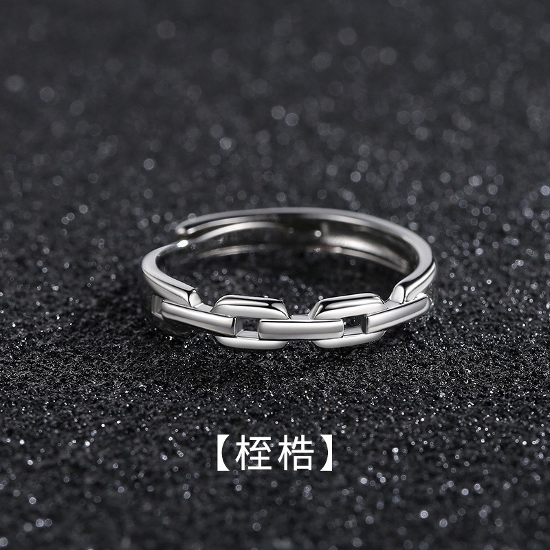 男士戒指个性叠戴组合电镀圆形复古貔貅单身戒莫比乌斯可调节指环