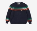 Bc dark blue striped pullover shirt