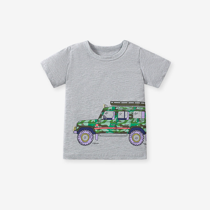 Boys' Set, Summer Cool Kids' Outfit, Shorts & Short-sleeve 2-piece Set