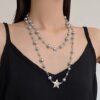 Trendy Y2K Layered Star Clavicle Necklace with Unique Design and Niche Accessories