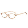 Retro Small Frame Glasses Stylish Women's Anti-Blue Light Simple Glasses Frame Oval Small Frame Glasses Manufacturer Spot Wholesale