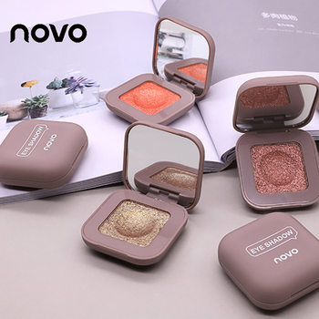NOVO Source Factory Keyboard Fingertip Cool Tide Eyeshadow Polarized High Flash Mashed Potato Texture Lasting Monochrome Eyeshadow Plate